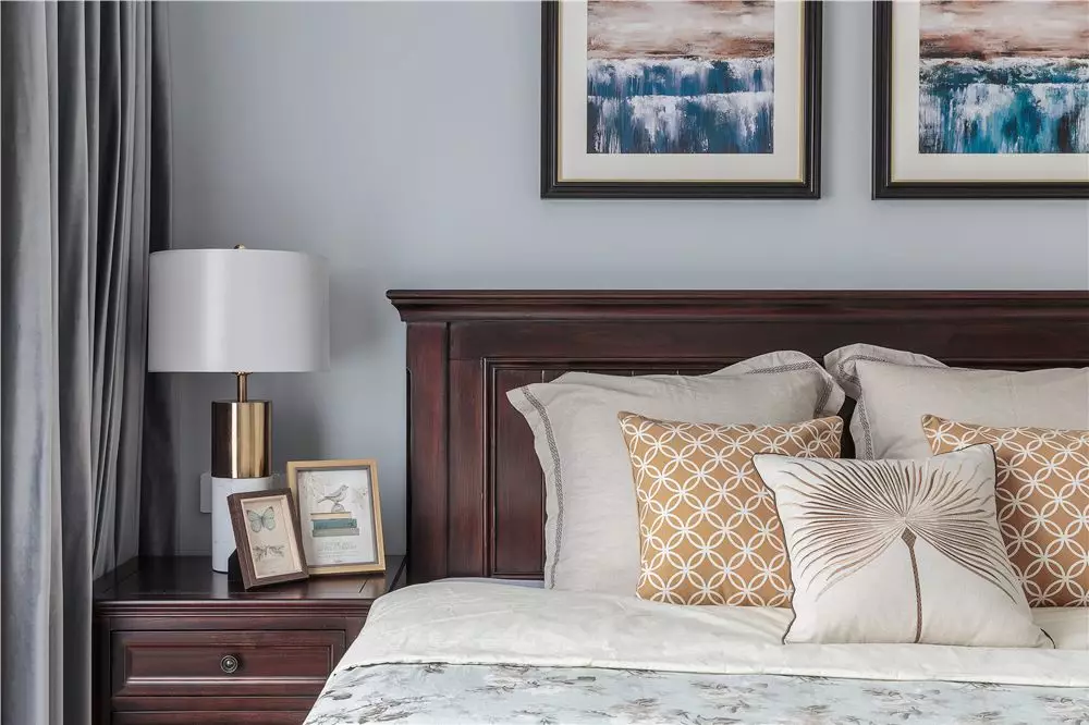 116㎡简约美式风三居室，注重实用的同时设计也很美！