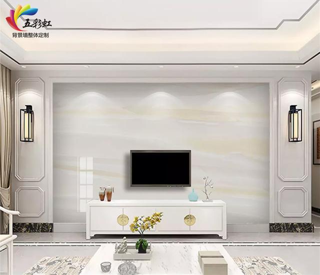 10款简约石纹搭配护墙板电视背景墙, 这波设计我服气!