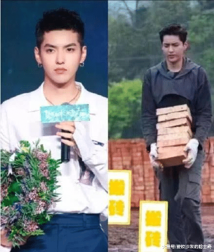 爱豆回村前VS回村后：吴亦凡接地气，鹿晗太真实，被蔡徐坤帅哭