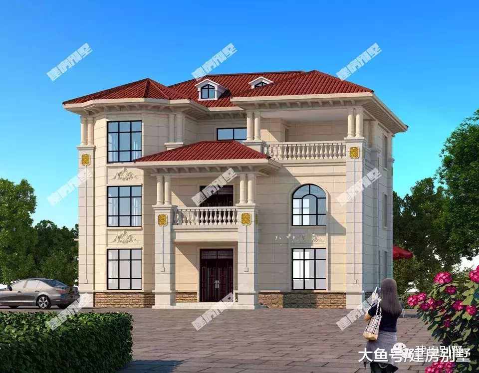 戶型通透的農村自建房，外觀設計大氣，室內布局很不錯
