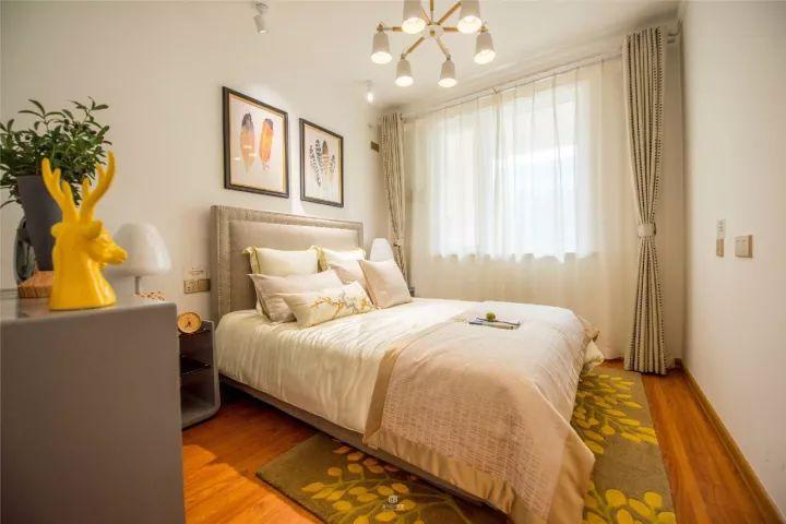 三室两厅装修设计，多彩的软装成就一个温馨、柔美的家！