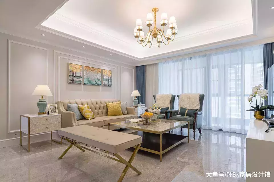 老婆堅持淺色裝修，完工效果驚艷，低奢客廳圈粉無數！