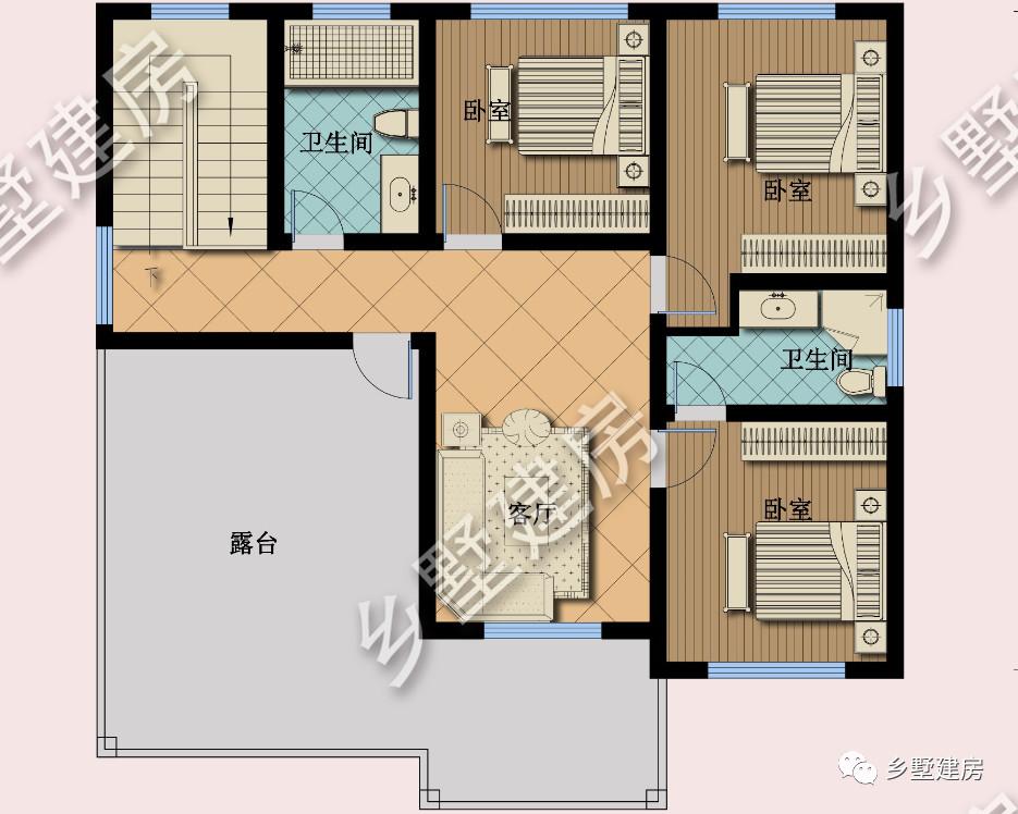 農村簡歐風小別墅，造價只要24萬，越看越喜歡，難怪網友搶著建