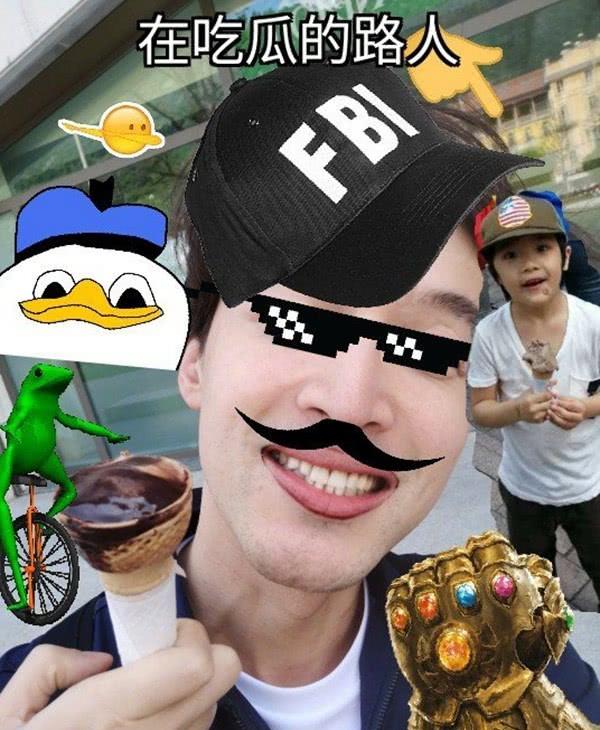 吴镇宇儿子费曼给胡歌P图，撞脸“亚洲王子”李光洙，比原图好看