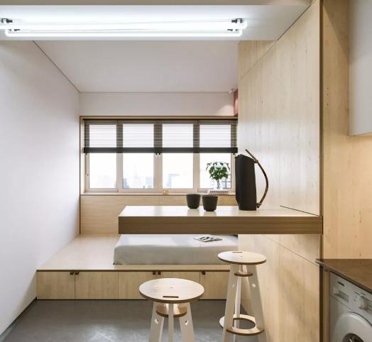 地台榻榻米卧室正流行，有钱人也爱这种设计