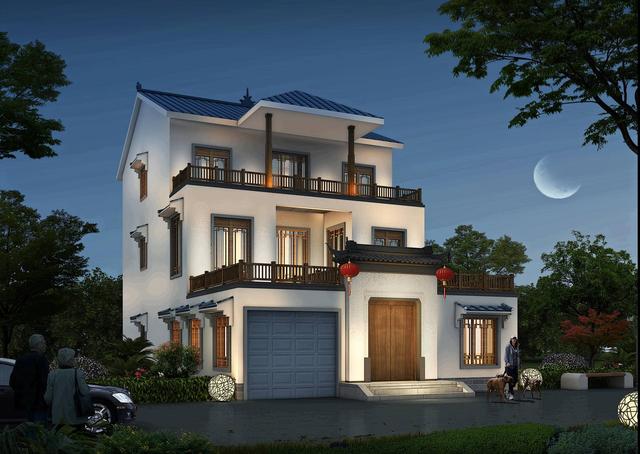 还在发愁不知道怎么建房？这栋中式别墅主体造价48万，漂亮且实用