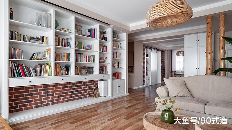 130㎡三室，暖色原木风新居，好温馨