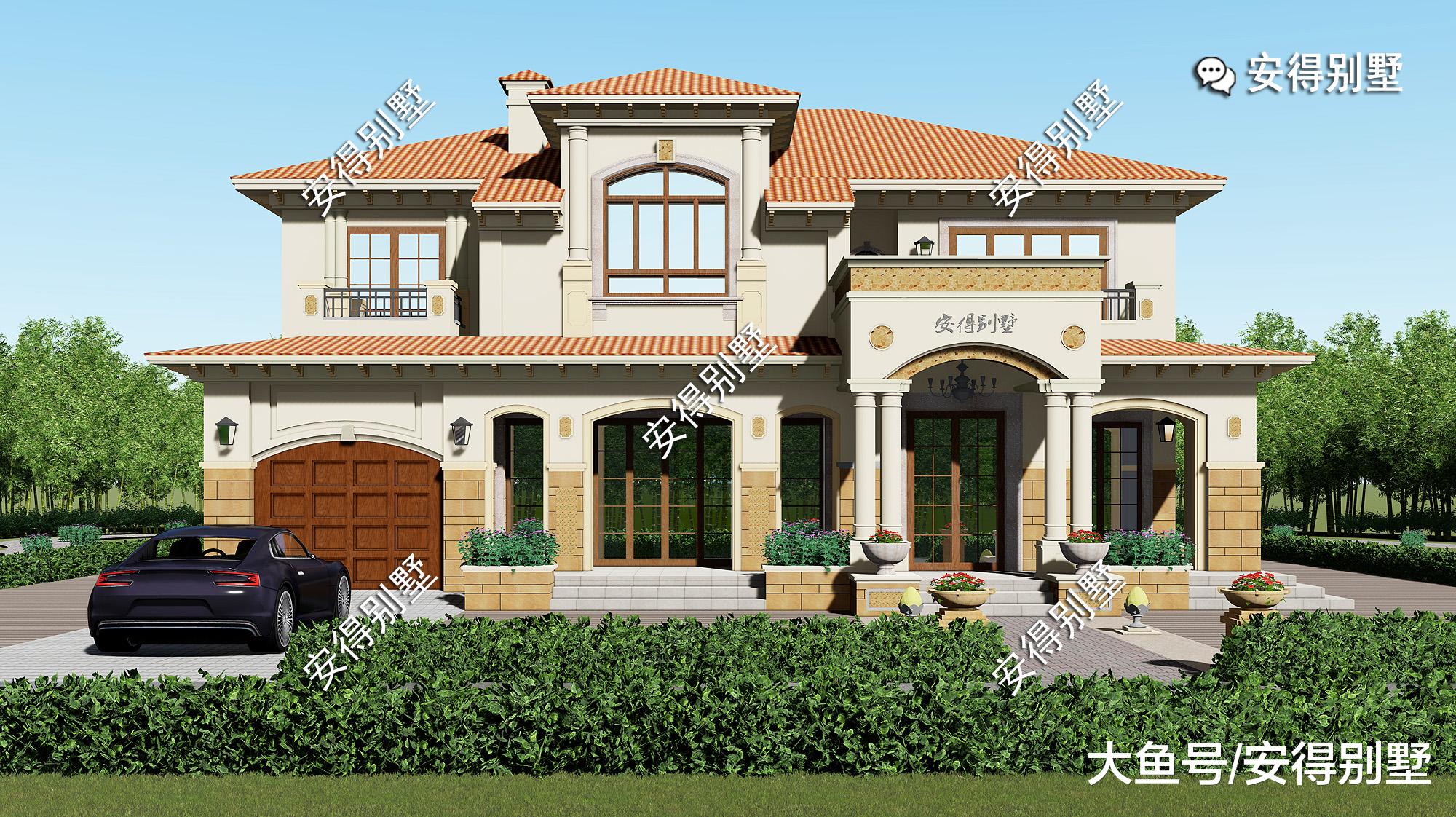 夫妻在外打拼多年，回老家建了一栋这样的别墅，你觉得怎么样