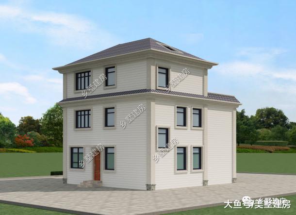 10x10米的欧式别墅，清新而纯粹，在农村生活中大放异彩！