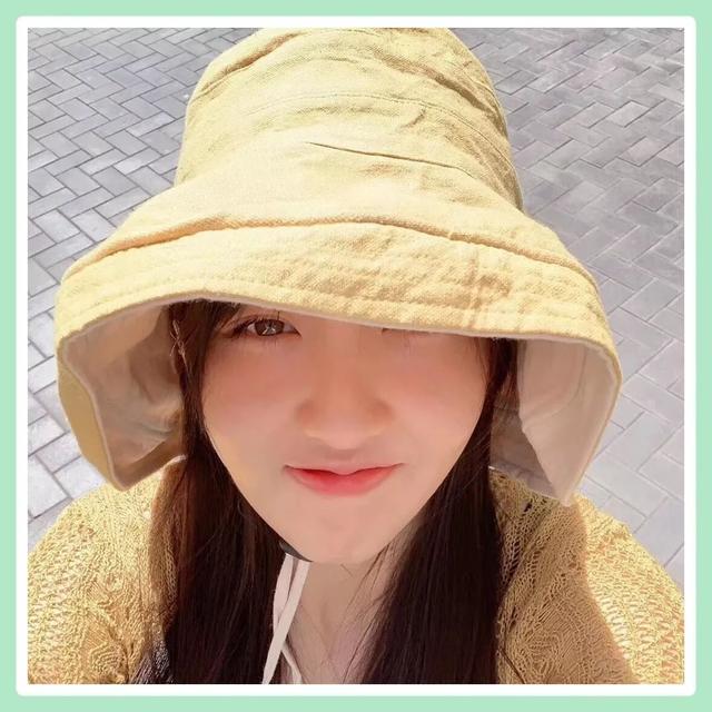变态好用的防晒帽！双面可戴，遮挡99%紫外线还显脸小
