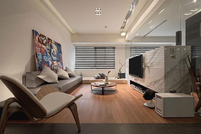 現代風的日式格調，日式的風格總是清爽中帶著禪意