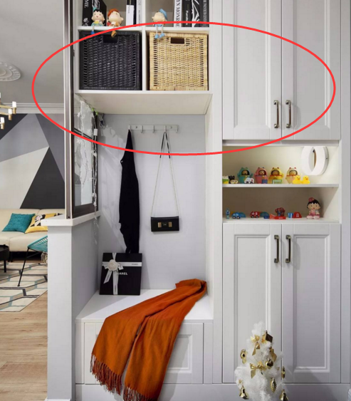 别嫌自己家户型小，把这5个地方柜子做好了，好比多出一个储物房