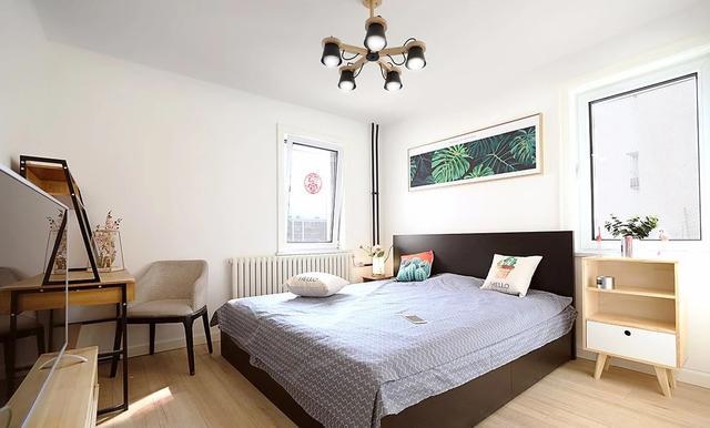 北京原木風格小戶型，只有76平但小空間有大格局