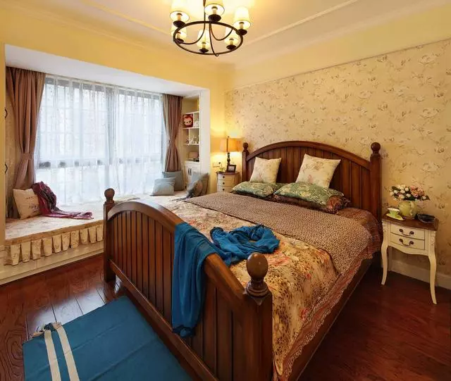 145平的四居室，美式乡村田园风装修，这样的家清新舒适又优雅！