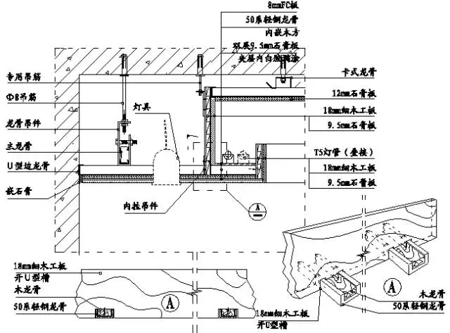 精装修工程细部节点构造施工示意图