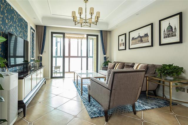 搬家啦！110㎡美式装修，背景墙不是很满意，其他可以打100分！