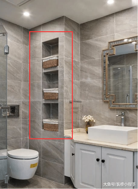 頭一次見衛生間這樣裝收納，這設計值得大家學習，太實用了