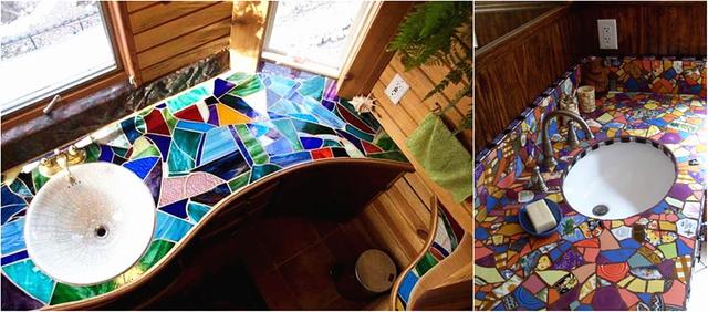 你家不要的碎瓷砖，人家可拿来铺地！个性有创意，感觉赚大了！