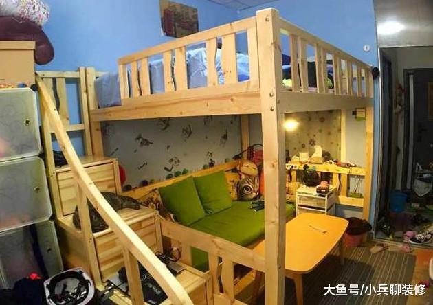 晒晒我20平的出租房，空荡大白墙，改造之后，隔壁小伙怀疑敲错门