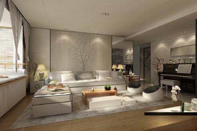 同事38万装修现代中式新房 时尚并存的静谧 简单而不失典雅