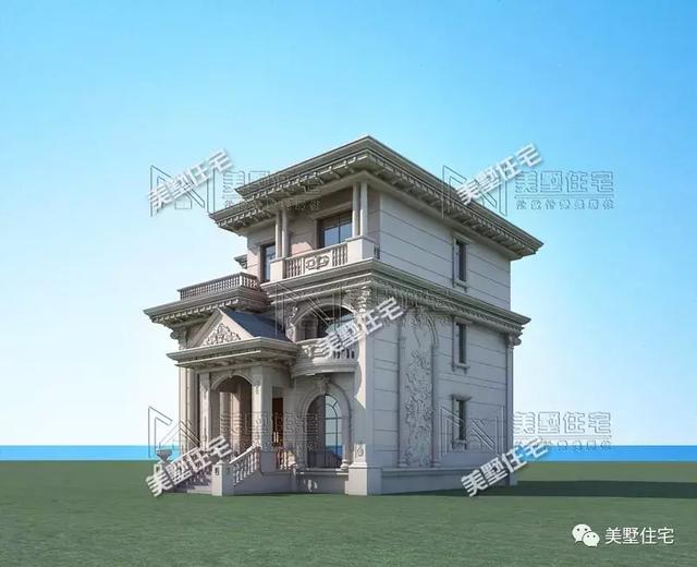 乡村建房不将就，挑高客厅的豪华别墅，才是成功人士的居住标配