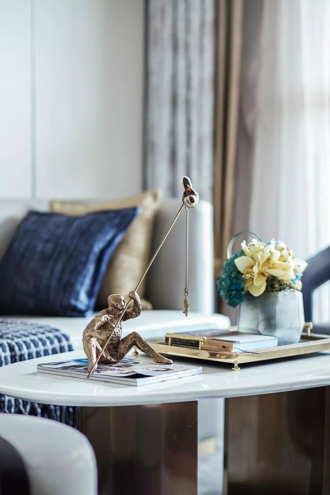 100㎡新中式+轻奢，安然儒雅，点缀出华丽的气质