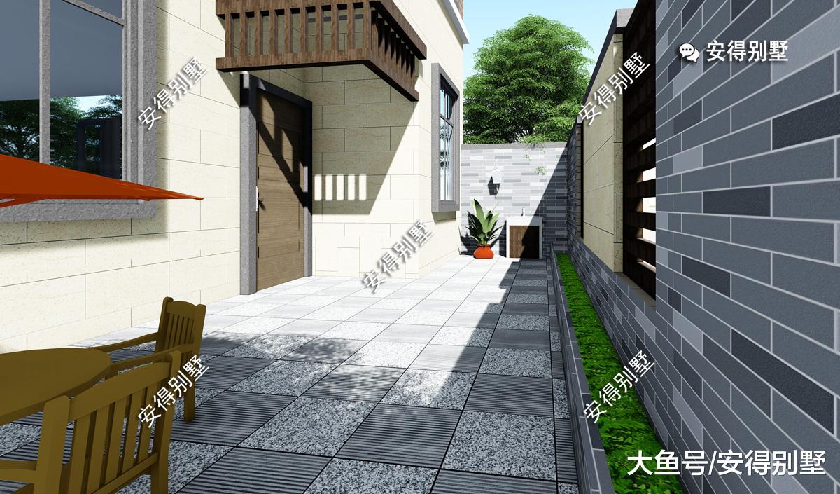 担心建房子钱不够？看看这个小面积现代别墅，自带小院，经济实惠