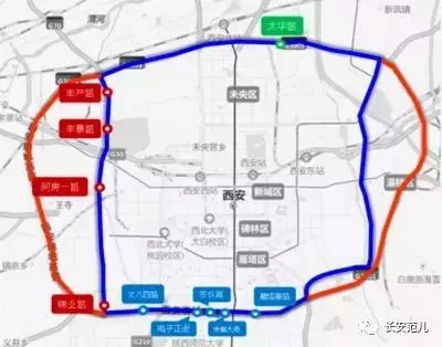 重磅 | 西安將建四環，五環，六環，環環都與咸陽相關！