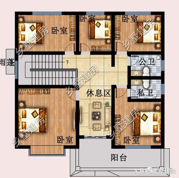 11x12米二层网红别墅，最低造价25万，村里人人都夸漂亮！