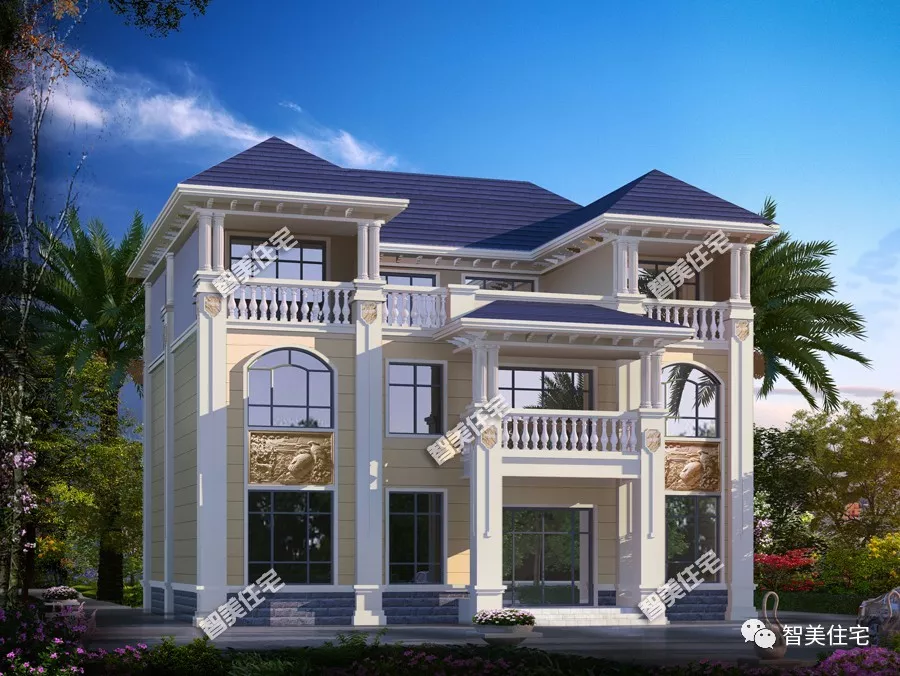 两栋宽16米的农村别墅，建在河南和广东，吸粉无数