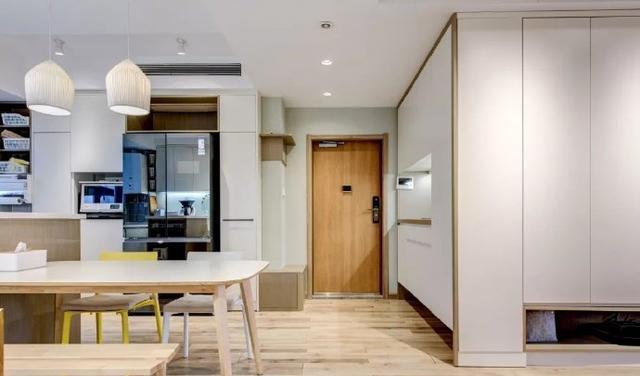 一进门太漂亮了，每个角落都不浪费，将来我也这么装