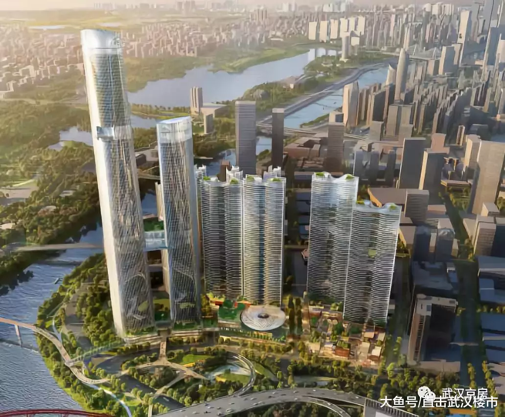 复地汉正街东片BIB2地块一期规划公示 带空中泳池的超级豪宅来了