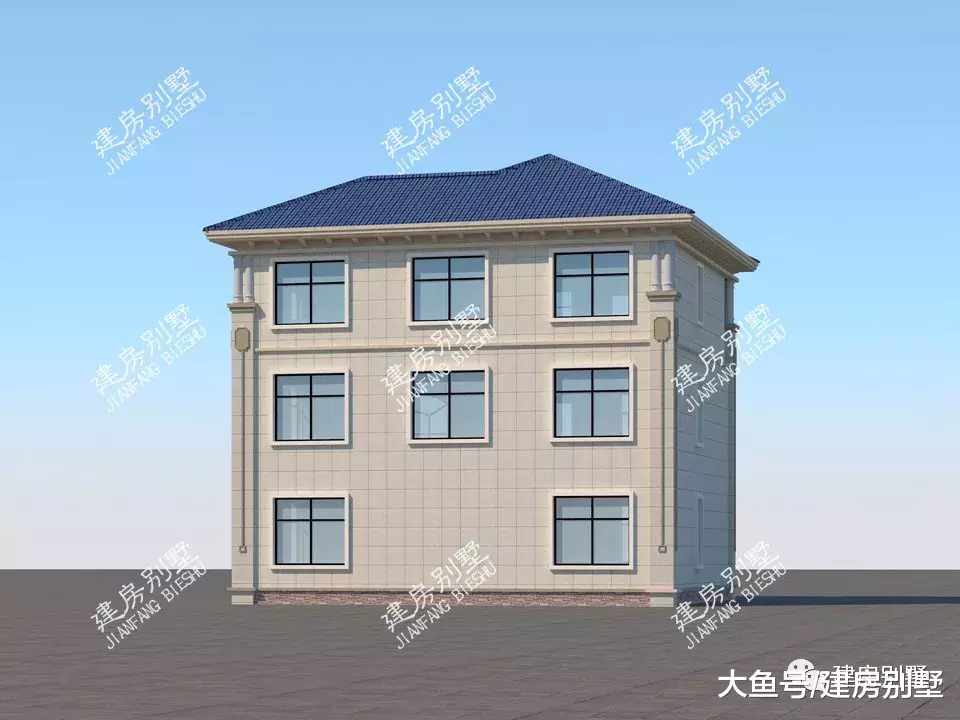 宽11-12米的漂亮自建房，第一栋被夸是小城堡，第二栋30万