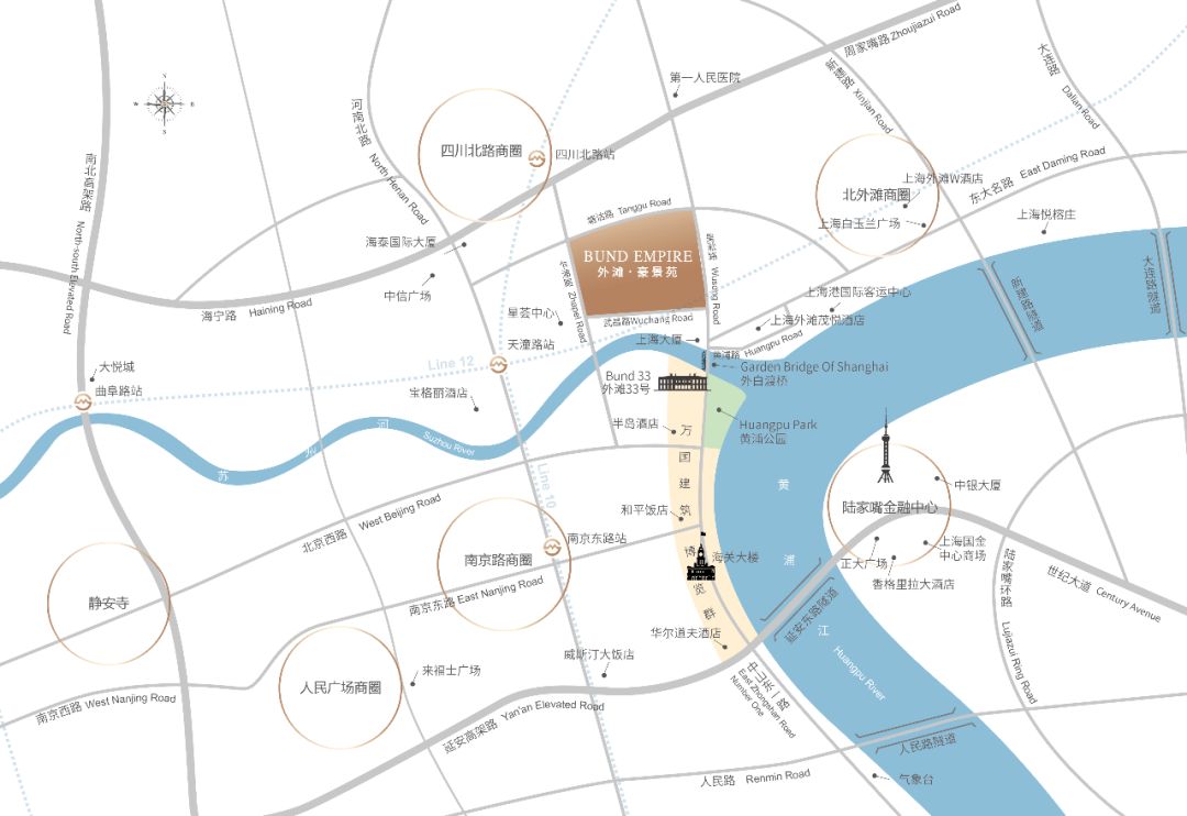 独家！黄浦江-苏州河黄金交割点「外滩·豪景苑」周末开放， 最新户型图装修图爆出！