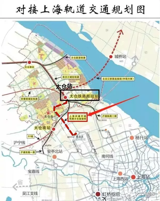 爆料！轨交嘉闵线将向北延伸至太仓，哪些区域将成为最大赢家？