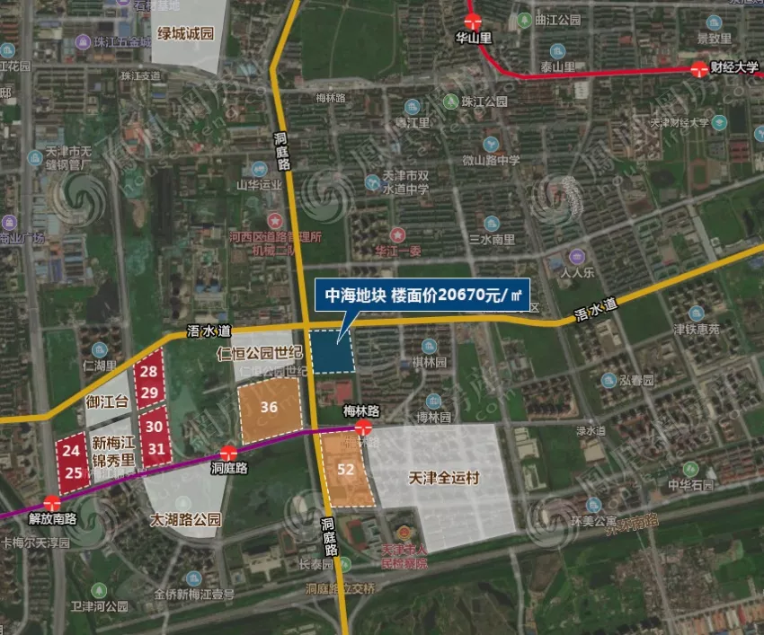 “银十”不慌！河西梅江50.9亿元宅地重磅压舱