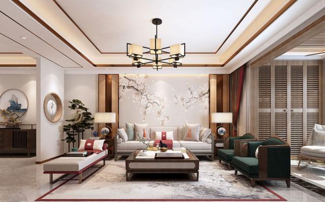 136平米装中式别再老土了，人家新房中式这么装简约优雅百看不厌