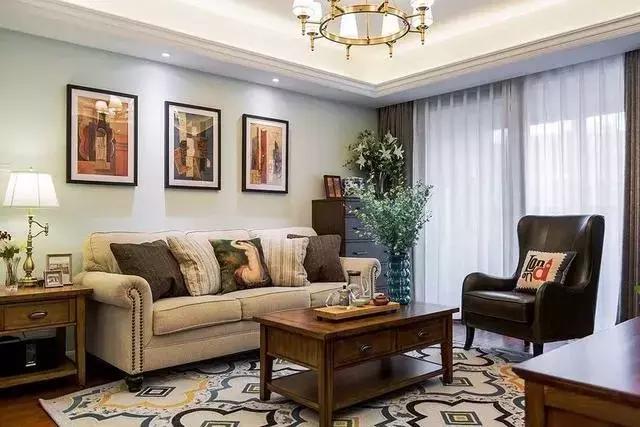 90平美式三室，家里的卡座餐厅是最大亮点，深得老婆的欢心！