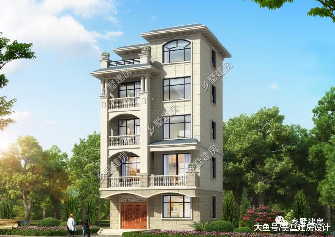 8X7的简欧别墅，小宅基地，再也不用担心建不了别墅了！