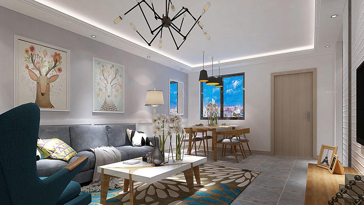 实现餐客厅空间共用，打造开放式新家