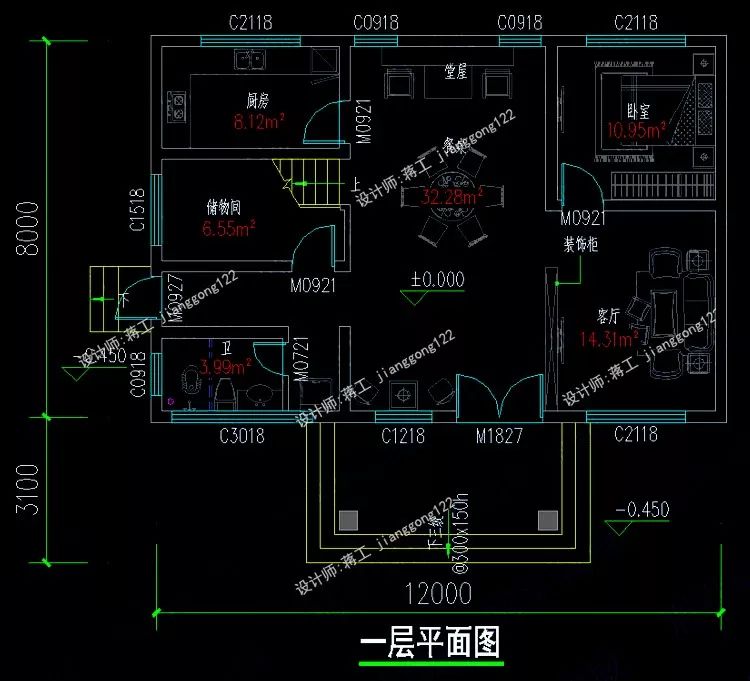 5款适合农村的别墅图纸，最漂亮的平屋顶别墅，北方人大爱