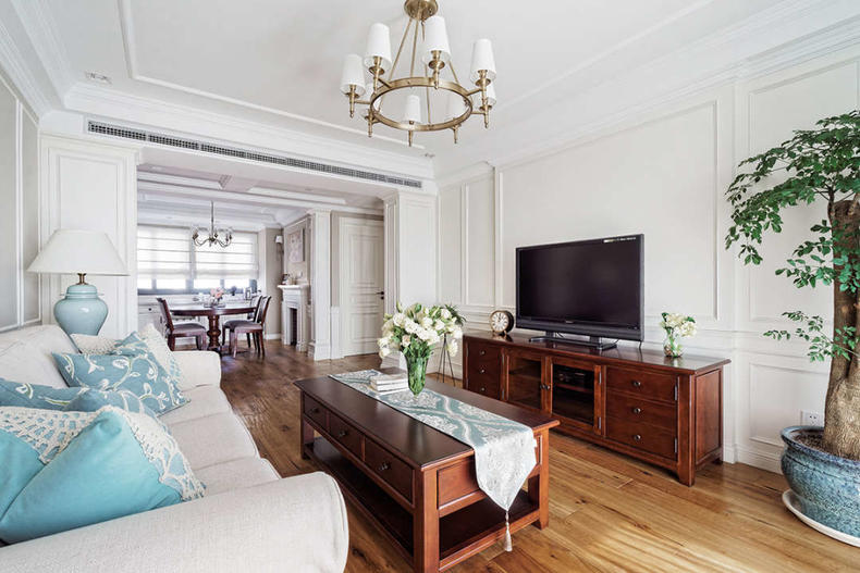 100㎡三室，打造温馨乡村美式空间