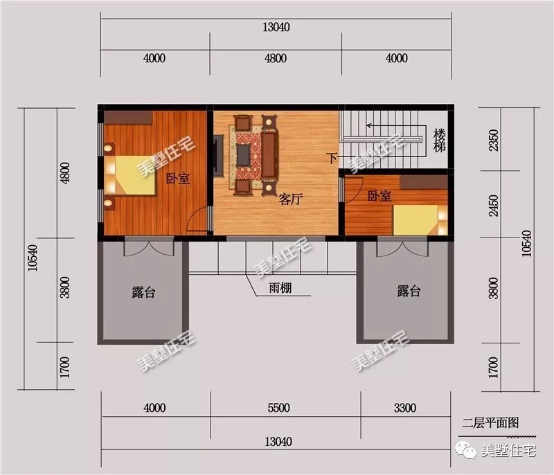4款简单精致的二层农家小院，经济实用，父母养老的不二之选