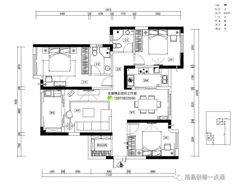 不带滤镜都很美！看南天金源三居室装修设计方案，可盐可甜~