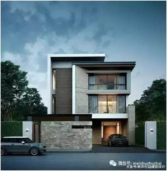 简约自然的现代风别墅, 这20款超有范儿, 邻居看了很羡慕