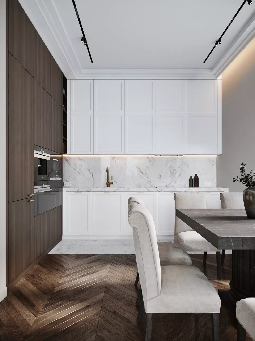 86㎡ 现代轻奢风，小家也能住出大宅范