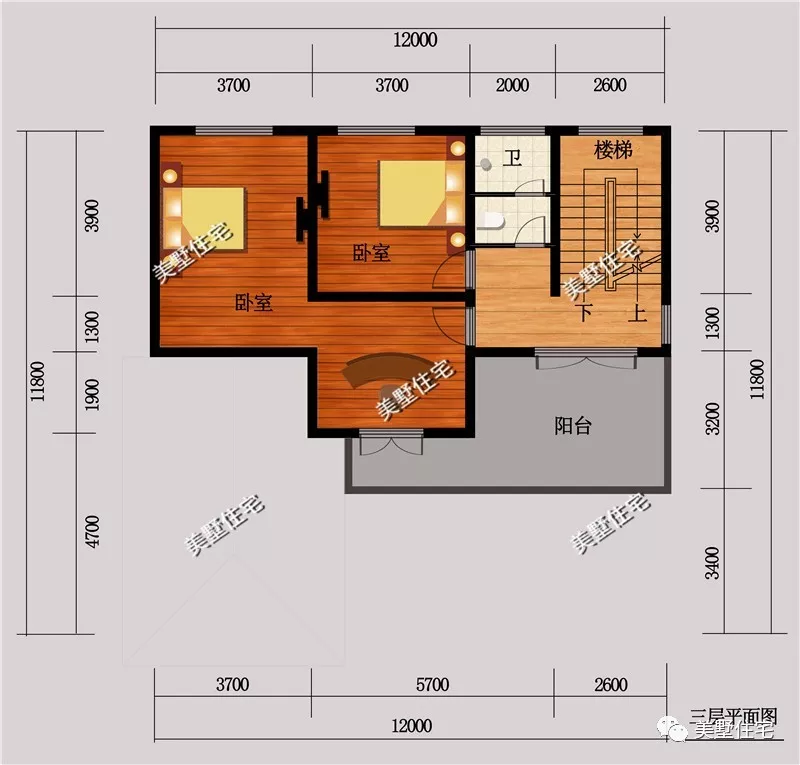 8款面宽12米的农村别墅户型，看过的人都忍不住收藏了，赞！
