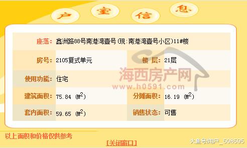 闽侯南通三盛璞悦湾130套住宅取得预售 均为复式房源