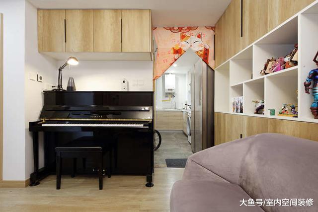 60㎡住一家三口，每1㎡都被安排得明白，麻雀虽小五脏俱全