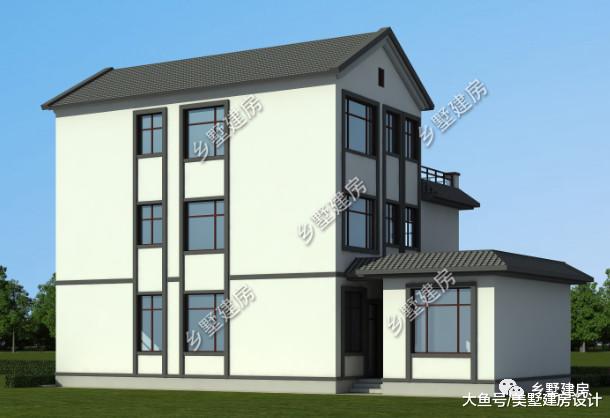 农村自建房越来越精致，白墙黑瓦，引领新的现代风！